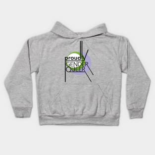 Proudly Genderqueer Kids Hoodie